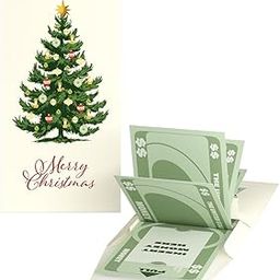 Lovepop Merry Christmas Money Holder, 3.5" x 6.5" Premium pop-up-image-7