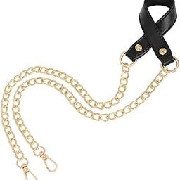 Chain Strap For Handbags Purse Sling Bag Replacement Golden Chain With Belt For Shoulder Bag Premium Chain Handle Adjustable Metal Strap Size 50 inches Gold Plated.-image-12