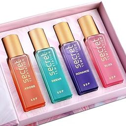 Secret Temptation EAU DE Parfum Gift Set for Women, Pack of 4 (4 x20ml)|Premium Long-Lasting Perfume Gift Pack with Adore, Romance, Bliss & Dream|Best Gift for Her for Any Occasion-17