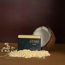 Desam Organics Besan (Gram Flour) Handmade Ayurvedic Soap | Deep Cleansing & Oil Control | Brightens Skin Tone | Paraben & Sulphate Free | For Men & women | (1 Unit x 100gm)-image-44