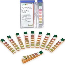 LABART MERCK pH Indicator Paper pH 1.0 to 14.0 (Pack of 10 Books) (200 Strips)-30