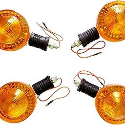 Y Retail Blinker Indicator Assly. Compatible for Yamaha RX-100 / Rx 135 (Front and Rear) (Set of 4)-13