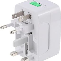Electrical Brass Multi USB Port Adapter Universal Travel Adapter-20