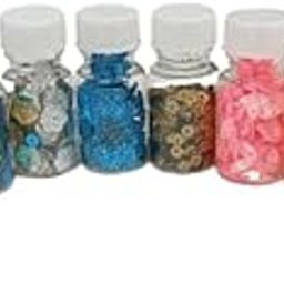 Chuz N Pick Combo of 10 Craft Material Item for School Projects,Gliter Sparkle Mix for Art and Craft Decoration, Gifts, Card Decoration with Glue-image-67