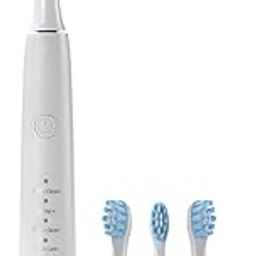 Nexlev Electric Toothbrush|40000 vibrations/minute| USB Type C| 5 Modes| 2 Min timer| 30 sec Quad Interval| 4 Replaceable Brushheads With Cover| IPX7 Waterproof| For Adults|Sparkle Pro ETC-04 White-21
