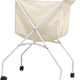 Creations Rolling Laundry Cart with Wheels Foldable Storage for Towels Blankets Sheets|Home Decor|Figurines-image-51