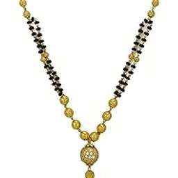 Mangalsutra for Women One Gram Gold Plated 18 Inches Mangalsutra 8585-image-49