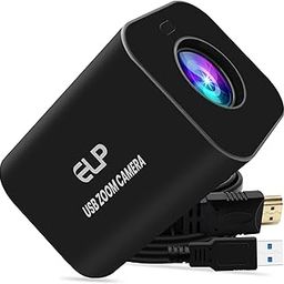 ELP 12X Zoom 4K 30fps USB Camera 1080P 60fps HDMI USB Webcam Autofocus Manual Zoom Infrared Remote Control PC Camera H.265 H.264 High Speed Web Camera for Church Streaming Video Conference (12X Zoom)-13