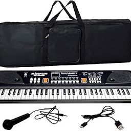 DOMENICO Electronic Digital Piano Keyboard 61 Keys- Multi-Function Portable Piano Keyboard Electronic Organ with Charging Function for Beginners- Chargeable With Piano Bag.-18