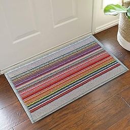Status Contract Polypropylene Door Floor Mat with Anti Slip Backing (Grey, 15x23 Inch)-image-6