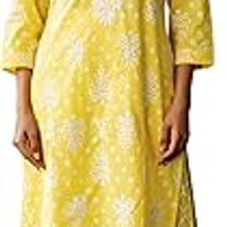 Women's Regular Fit Cotton Printed 2 Piece Kurta Co-Ord Set-image-42