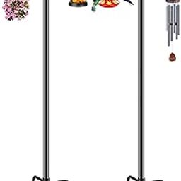 Gtongoko Double Shepherds Hook for Outdoor, 2 Pack 77 Inch Heavy Duty Bird Feeder Pole 3/4 Inch Thick Garden Hooks for Hanging Hummingbird Feeder, Plant Baskets, Solar Light Lanterns-image-32