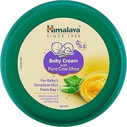 Himalaya Baby Cream with Pure Cow Ghee & pH5.5 (50ml)| Moisturizes & nourishes skin all day long | For Dry and sensitive skin-picture-22