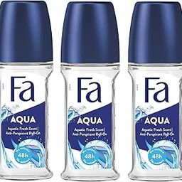 Fa Deodorant 1.7 Oz. Roll-On Aqua (3-Pack), Unisex-image-29