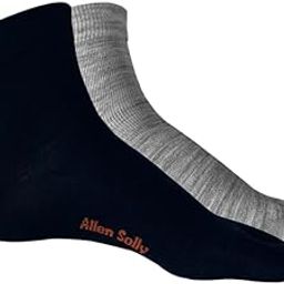 Women's Woolen Quarter Length Socks (Pack of 2) Light Grey Melange, Black-26