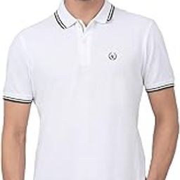 Poly Cotton Regular Fit Solid Shirt Collar Half Sleeve Casual T-Shirt for Men | Half Sleeves Shirt Collar T-Shirts for Men | Mens Shirt Collar T-Shirt (P_MTSH00567)-image-19