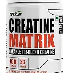 NutriJa CREATINE MATRIX Complete Blend Of Creatine HCL, Creatine Nitrate & Magnesium Chelate -100grams (Pineapple)-27