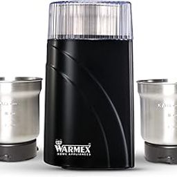 Warmex 200W Portable Electric Dry Masala Spice & Wet Chutney Mixer Grinder for Home Kitchen | 2 Stainless Steel Jars, Safety Lock | Coffee, Fruits, Vegetables, Seasoning, Cereals | One-Touch Operation-image-51