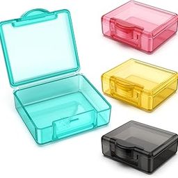 TecQach 4-Compartment Portable Travel Pill Case, Multicolour, 4 Pack-image-14