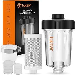 Tukzer Washing Machine Filter, Hard Water Softener for Shower Head, Gyser, Dishwasher| Multi-Layered Activated Carbon, Advanced Filtration Removes Chlorine Chemicals Sediments, Sand, Eggs, Algae, Rust-31