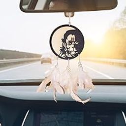 JENTRASHOP Hanuman Car Hanging Dream Catcher for Car, Office & Home | Wall Hanging Dreamcatcher | Positive Energy, Protection & Serenity | Material-Acrylic | Color-Black | Model-2.-image-111