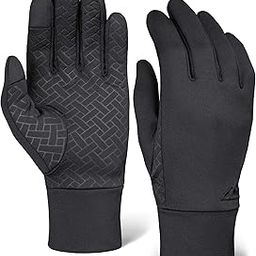 Touch Screen Running Gloves for Men & Women - Thermal Winter Glove Liners for Texting, Cycling & Driving - Thin, Lightweight & Warm Sports / Athletic Hand Gloves - Touchscreen Smartphone Compatible-image-14