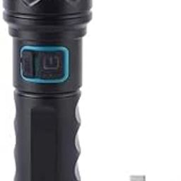Drumstone (𝟏𝟓 𝐘𝐞𝐚𝐫𝐬 𝐖𝐚𝐫𝐫𝐚𝐧𝐭𝐲 Rechargeable LED Torch – Super Bright 80W Flashlight with 3 Light Modes, Compact 14 cm Size, Long-Range Beam, Durable Body for Outdoor & Emergency-image-55