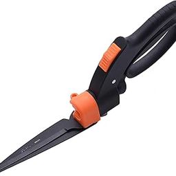 Garden Art Swivel Grass Shears with 360 Degree Rotation - Comfortable Ergonomic | Dual Sided Cutting Harden Stainless Steel Blade with Safety Lock (GAHE026)-image-8