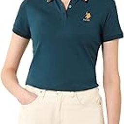 Women's Cotton Solid Regular Fit Polo Shirt-image-27