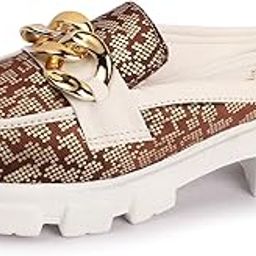 Women Comfortable Loafer Mules Ballet Wedge Heels Footwear-image-4