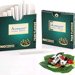 Aarogyam Herbals 100% Tobacco & Nicotine Free Cigarette for Relieve Stress & Mood Enhance Product for Smokers - (10 Sticks in Each Packet) (PAN FLAVOUR, Pack of 2)-image-47