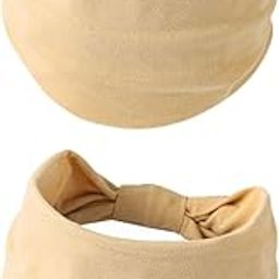 LICHTS®2Pcs Outdoor Headband Comfortable Hair Band Wrap for Running Workout Fitness Khaki|Clothing, Shoes & Accessories | Womens Accessories | Hair Accessories|2 Sweatbands-image-35