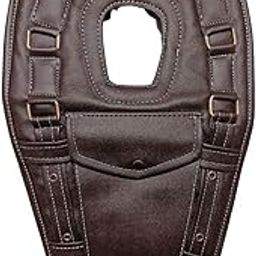 Sahara Seats Leatherette Scratch Proof Tank Cover for Royal Enfield Interceptor 650 (Brown)-image-58