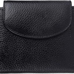 Leatherstile Genuine Leather Ladies Purse | 9 Cards Slots in Ladies Purse | RFID Protection | 1 ID Slots | Women Wallet/Ladies Wallet | Women Purse with Button Closure (Black)-picture-6