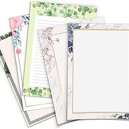 Letter Stationery Assorted Papers (A5 Size) Perfect for Writing Poems, Lyrics and Letters with Kraft Envelopes (30)-picture-30