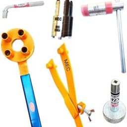 MEC® 6Pieces Repairing Toolkit Set for HH Motorbikes Made on CNC Machine -Magnet/Flywheel Puller, Clutch Nut Spanner, 4Pin Clutch Holder,Variator Holder,Tappet Key Tools-image-13