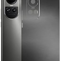 AtOdds - Oppo Reno 10 PRO (5G) Mobile Back Skin Sticker - Lamination - Rear Screen Guard Protector Film Wrap (Coverage - Back+Camera+Sides) (Design - Metallic Grey)-image-96