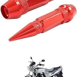 LOVMOTO Universal 2PC Spiked Aluminum Stem Valve Caps Dustproof Tire Wheel Stem Caps for Cars,SUVs,Trucks Bicycles and Motorcycles Comfortable with Free-dom-image-52