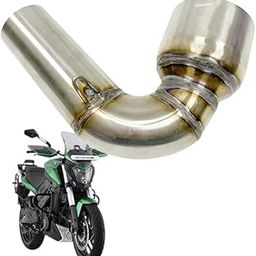 OZANGO Motorcycle Modified Stainless Steel Exhaust Pipe Muffler Middle Bend Pipe Suitable for Bajaj Dominar 400 BS6-picture-27