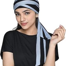 Women's Bamboo Viscose Solid Cap with Dual Tone Tail (HS 129_Multicolor)-image-83