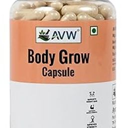 AVW Body Grow Capsules – 500mg, 60 Capsules | Supports Weight Gain & Muscle Growth | Increases Strength & Appetite Naturally | Ayurvedic Nutraceutical for Men & Women-25