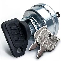 HD Switch Replaces Toro E543070 Starter Ignition Switch w/Soft-Grip Umbrella Key Upgrade - 3 Keys & Free Carabiner-image-26