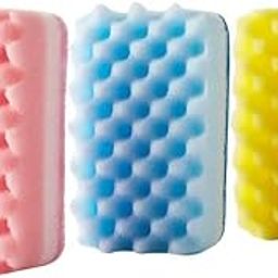 TERXA Multi Use Cleaning Sponges | Non Scratch Sponge | Dish Cleaning Scrubbing | for Kitchen/Bathroom/Car | Household Cleaning Supplies | Utensil Washing Cloth Pad (Pack of 5 PCs,Multicolor)-image-27