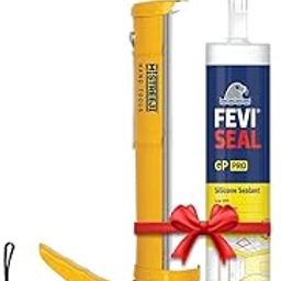 Pidilite Feviseal GP PRO CLEAR 280 ML IHC & Mistreeji Low Duty Gun Combo-1