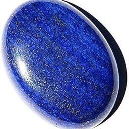 Certified Unheated Untreatet 8.25 Ratti 7.42 Carat A+ Quality Natural Lapis Lazuli Lajward Stone Loose Gemstone for Women's and Men's(Lab-Tested)-51