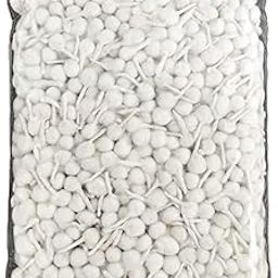 Phool Batti Round Cotton Wicks for Pooja Aarti Navratri Home Décor Meditation and Spiritual Prayers (50 grm White)-image-24