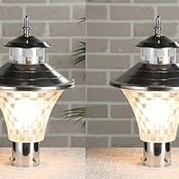 twixle GATE Light for Home gate/gate lamp/gate Lamps for Outdoor Waterproof/gate Light/gate Pillar Lights for Outdoor for Stairs, Boundries, Pillar, Garden(Bulb not Included) (JALWA SS, 2, Set)-image-42