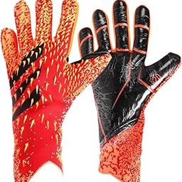 Enakshi (LABEL) Creations Goalkeeper Gloves Stylish Comfortable Hand Protection Antislip Goalie Gloves Size 9-image-50