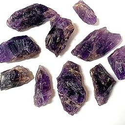 Natural Original Crystal Healing Rough Stone Raw Crystals for Manifestation, Meditation and Reiki Healing Stones (1 Kg Pack, Amethyst)-picture-10