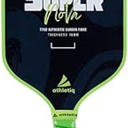 Athletiq Pickleball Paddle Racket with Cover Supernova Series Premium T700 Carbon Surface Material with SpinX Technology | Full Paddle Length | Intermediate and Advanced Level Players-picture-4